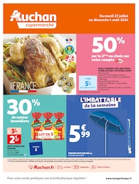 Offre Poulet Fermier dans le catalogue Auchan Supermarché du moment à la page 1