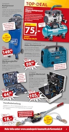 Aktueller Sonderpreis Baumarkt Prospekt mit Kompressor, "... da, wo die Preise ordentlich gestutzt werden!", Seite 7