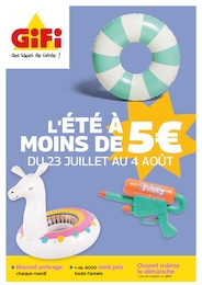 Catalogue Gifi à Loupes, avec 1 page Prospectus Gifi à Loupes: "Gifi", 1} page, 23/07/2025 - 04/08/2025