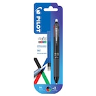 Stylo noir 4 couleurs Frixion + 2 recharges - PILOT dans le catalogue Carrefour