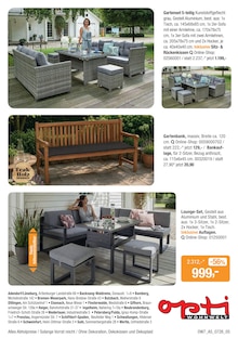 Gartensitzmöbel im aktuellen Opti-Wohnwelt Prospekt (Bremen) Gartensitzmöbel im Opti-Wohnwelt Prospekt "Hot Sommer Sale" mit 48 Seiten (Bremen)