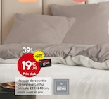 Housse de couette percale 220×240cm - Genevieve Lethu en promo chez Maxi Bazar Lyon à 19,99 €