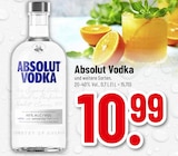 Vodka im Angebot bei Trinkgut in Frankfurt Vodka Angebote von Absolut bei Trinkgut Frankfurt für 10,99 €