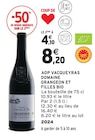 AOP Vacqueyras pinot noir bio - DOMAINE DES COMMUNAUX en promo chez Intermarché Express AOP Vacqueyras pinot noir bio - DOMAINE DES COMMUNAUX dans le catalogue Intermarché Express
