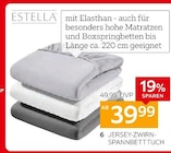 Jersey-Zwirn-Spannbetttuch von Estella im aktuellen XXXLutz Möbelhäuser Prospekt für 39,99 €