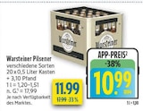 Aktuelle Warsteiner Angebote bei diska in Coburg Aktuelles Pilsener Angebot bei diska in Coburg ab 10,99 €