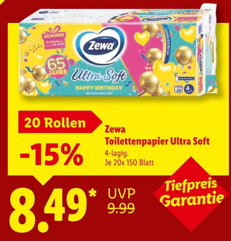 Toilettenpapier Ultra Soft