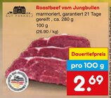 Roastbeef vom Jungbullen Angebote von Gut Ponholz bei Netto Marken-Discount Bamberg für 2,69 €