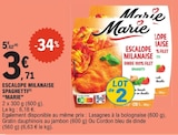 Escalope Milanaise Spaghetti - MARIE dans le catalogue E.Leclerc