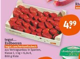 Aktuelles Erdbeeren Angebot bei tegut in Göttingen ab 4,99 €