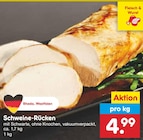 Aktuelle Schweinefleisch Angebote bei Netto Marken-Discount in Moers Aktuelles Schweine-Rücken Angebot bei Netto Marken-Discount in Moers ab 4,99 €