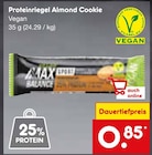 Proteinriegel Almond Cookie Angebote von Max Balance bei Netto Marken-Discount Erlangen für 0,85 €