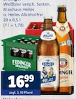 Brauhaus Helles im Angebot bei Getränkewelt in Duisburg Brauhaus Helles Angebote von Erdinger bei Getränkewelt Duisburg für 16,99 €