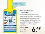 Wasseraufbereiter „AquaSafe“ von Tetra für 6,49 € bei Hellweg im Angebot Wasseraufbereiter „AquaSafe“ von Tetra im aktuellen Hellweg Prospekt