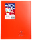 Clairefontaine Koverbook - Cahier polypro 24 x 32 cm - 96 pages - grands carreaux (Seyes) - rouge - Clairefontaine en promo chez Bureau Vallée Clairefontaine Koverbook - Cahier polypro 24 x 32 cm - 96 pages - grands carreaux (Seyes) - rouge - Clairefontaine dans le catalogue Bureau Vallée
