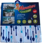 Lavettes microfibres imprimées - LA MÉNAGÈRE en promo chez Cora Yerres à 2,00 €