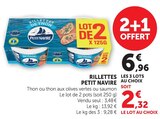Rillettes de Thon - Petit Navire en promo chez U Express Bastia à 6,96 €