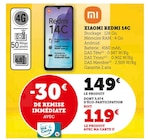 Redmi 14C - XIAOMI en promo chez Hyper U Périgueux à 119,00 €