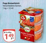 Brotaufstrich Alaska-Seelachs Angebote von Popp bei GLOBUS Siegen für 1,49 €