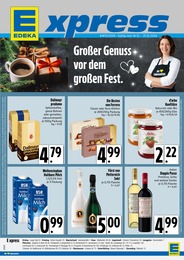 EDEKA Prospekt für Ingolstadt mit 4 Seiten EDEKA Prospekt für Ingolstadt: "Großer Genuss vor dem großen Fest.", 4 Seiten, 16.12.2024 - 21.12.2024