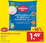 Aktuelles Mozzarella di bufala Angebot bei Netto Marken-Discount in Hamburg ab 1,49 €