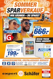 Aktueller expert Schäfer Prospekt, "SOMMER SPARVERKAUF: WIR RÄUMEN - DU SPARST", mit Angeboten der Woche, gültig von 16.08.2025 bis 16.08.2025