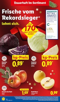 Äpfel im aktuellen Lidl Prospekt (Würzburg) Äpfel im Lidl Prospekt "LIDL LOHNT SICH" mit 73 Seiten (Würzburg)