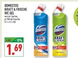 Kraft & Frische WC Gel Ocean Fresh Angebote von Domestos bei Marktkauf Beckum für 1,69 €