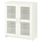 Aktuelles Schrank mit Türen Glas/weiß Angebot bei IKEA in Oldenburg ab 99,99 €