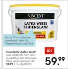 Innenfarbe „Latex-Weiß“ von VINCENT für 59,99 € bei Hellweg im Angebot Innenfarbe „Latex-Weiß“ von VINCENT im aktuellen Hellweg Prospekt