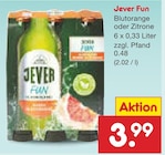 Blutorange oder Zitrone Angebote von Jever Fun bei Netto Marken-Discount Neu-Ulm für 3,99 €