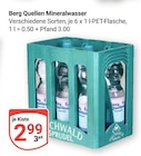Aktuelle Mineralwasser Angebote bei GLOBUS in Mannheim Aktuelles Mineralwasser Angebot bei GLOBUS in Mannheim ab 2,99 €