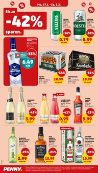 Vodka im Penny Prospekt "Wer günstig will, muss Penny." mit 42 Seiten (Kassel)