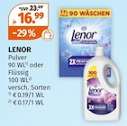 Pulver Angebote von LENOR bei Müller Meerbusch für 16,99 €