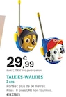 Talkies-walkies à 29,99 € dans le catalogue JouéClub