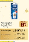 Barista H-Milch Angebote von Weihenstephan bei Metro Melle für 1,59 €