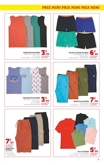 Promo Polo Homme dans le catalogue Super U du moment à la page 31
