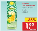 Tee oder Eistee im Netto Marken-Discount Prospekt Tee oder Eistee von Pfanner im aktuellen Netto Marken-Discount Prospekt für 1,29 €
