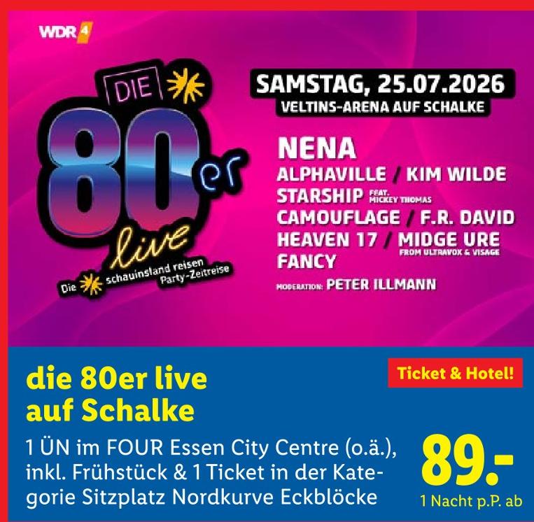 die 80er live auf Schalke