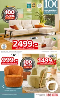 Couch im Segmüller Prospekt "Highlight Angebote" mit 40 Seiten (Leverkusen)