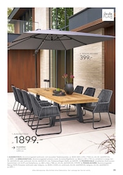 Aktueller porta Möbel Prospekt mit Sonnenschirm, "Gartenmöbel 2024", Seite 35