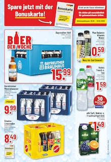 Bier im EDEKA Prospekt "Aktuelle Angebote" mit 26 Seiten (Hückelhoven)