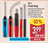 Feuerzeug im ALDI Nord Prospekt Feuerzeug von NOLA im aktuellen ALDI Nord Prospekt für 3,99 €