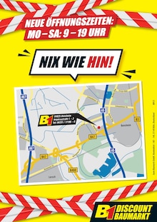 Aktueller B1 Discount Baumarkt Prospekt "WIR SCHLIESSEN! TOTALER RÄUMUNGSVERKAUF!" für Lorsch (Karolingerstadt) Aktueller B1 Discount Baumarkt Prospekt für Lorsch (Karolingerstadt) mit Seiten