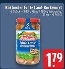 EDEKA - Echte Land-Bockwurst Angebot im Prospekt Echte Land-Bockwurst bei EDEKA im Prospekt "" für 1,79 €