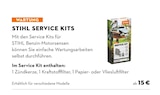 STIHL - SERVICE KITS Angebot im Prospekt SERVICE KITS bei STIHL im Prospekt "" für 15,00 €