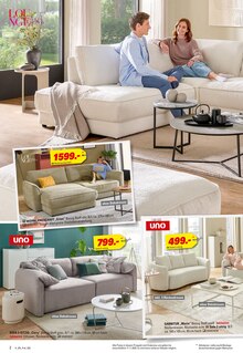 Sofa im aktuellen Höffner Prospekt (Leverkusen) Sofa im Höffner Prospekt "150 JAHRE POLSTER POWER" mit 20 Seiten (Leverkusen)