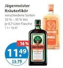 Kräuterlikör im V-Markt Prospekt Kräuterlikör von Jägermeister im aktuellen V-Markt Prospekt für 11,49 €