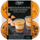 Mises en bouche noix de Saint-Jacques - DELUXE en promo chez Lidl Limoges à 3,99 €