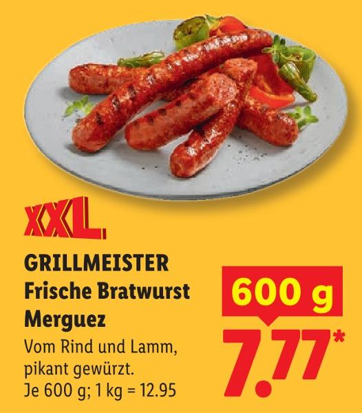 Frische Bratwurst Merguez